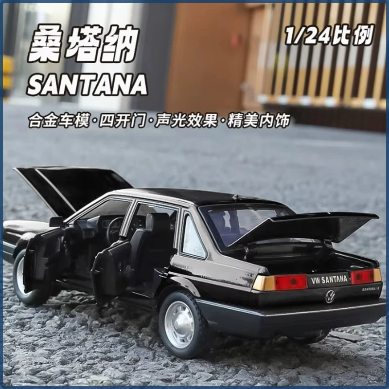 VW Santana Diecast 1:24 Alloy Car Model 4 VW Santana Diecast 1:24 Alloy Car Model - Image 4