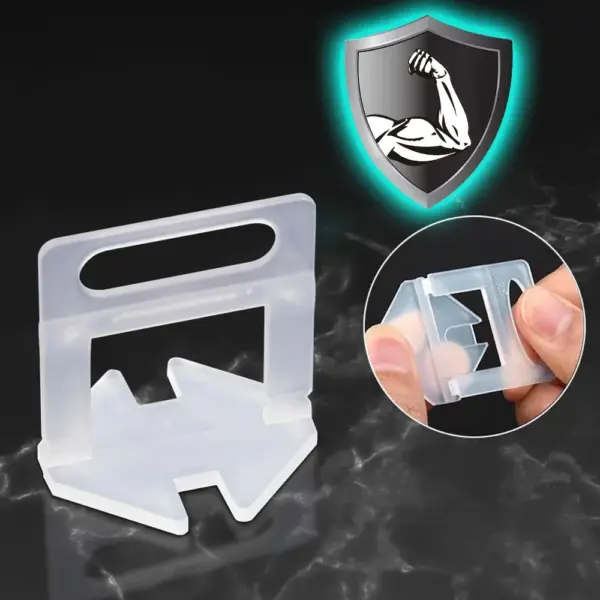 Ceramic Tile Leveling System Clips and Spacers Kit - Image 5
