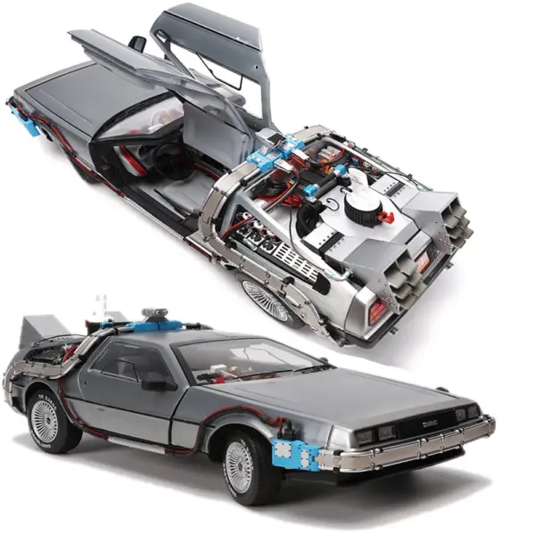 1/18 Scale Diecast DeLorean Time Machine Model - Image 4