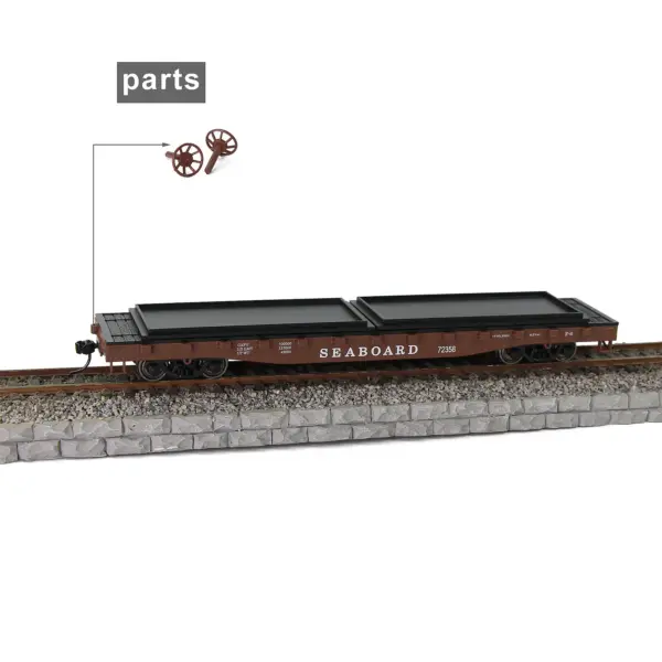 Evemodel HO Scale 52ft Flat Car C8741 - Image 10