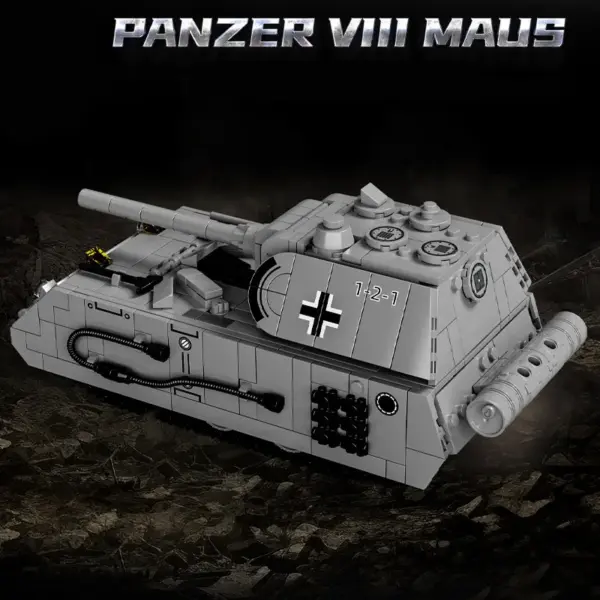 World War 2 Maus Tank Building Blocks Set - Image 3