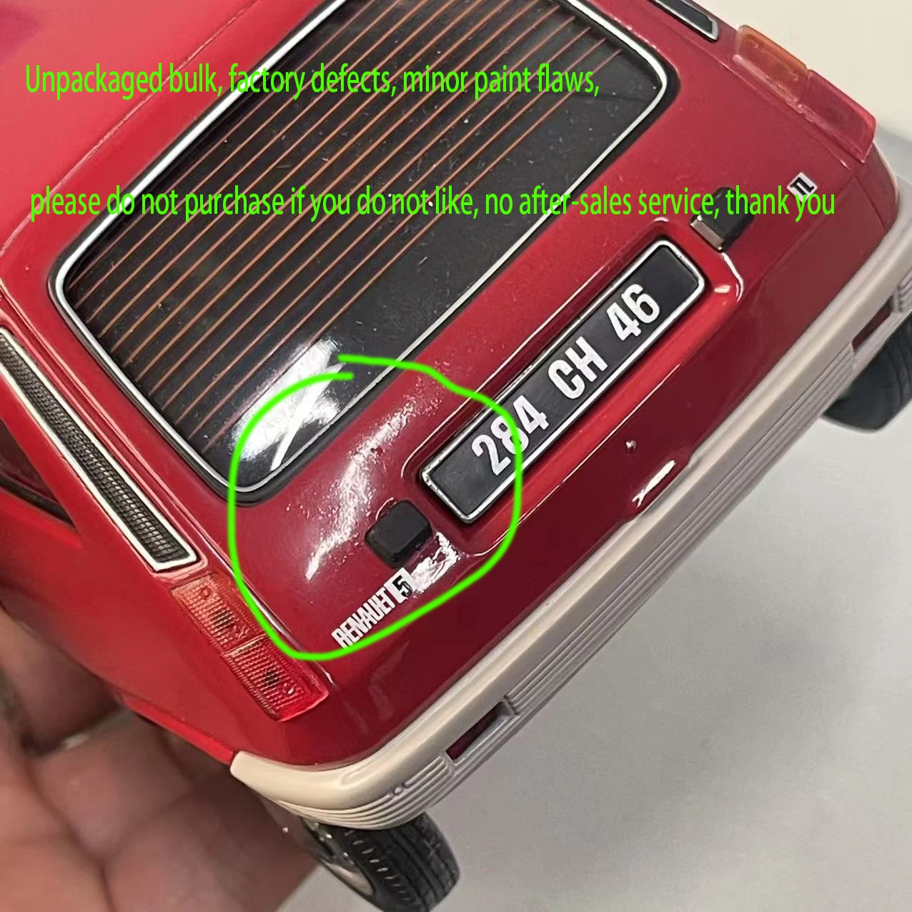 Renault 5 Alpine 1:18 Alloy Model Collectible 6 Renault 5 Alpine 1:18 Alloy Model Collectible - Image 6