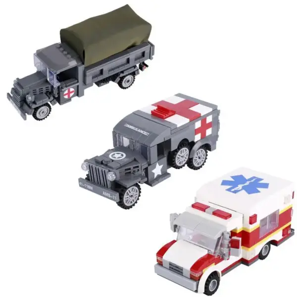 WW2 US WC54 Medical Vehicle Building Block Set - Image 7