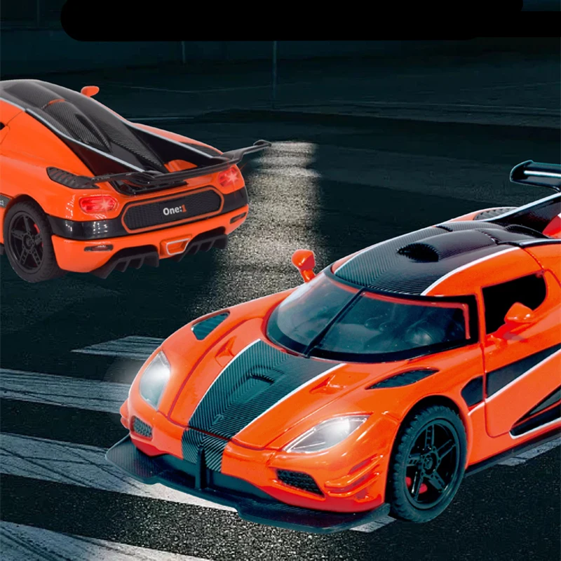 1:32 Alloy Sports Car Diecast Model Vehicle 2 1:32 Alloy Sports Car Diecast Model Vehicle - Image 2