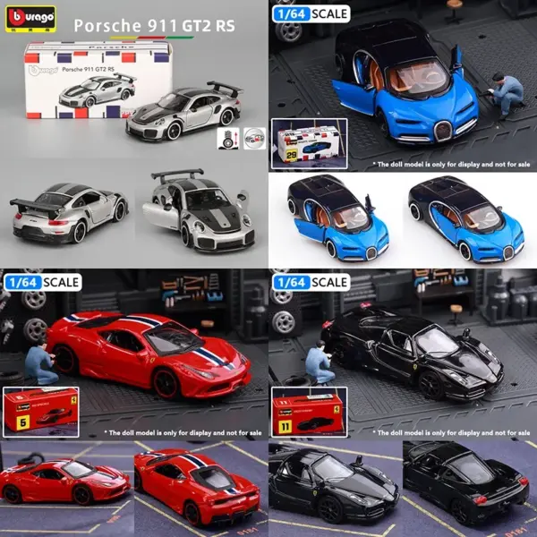 Bburago 1:64 Porsche 911 GT2 RS Model - Image 4