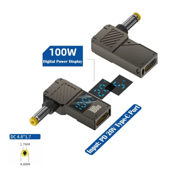 USB-C to DC Converter 100W with Display - Image 11