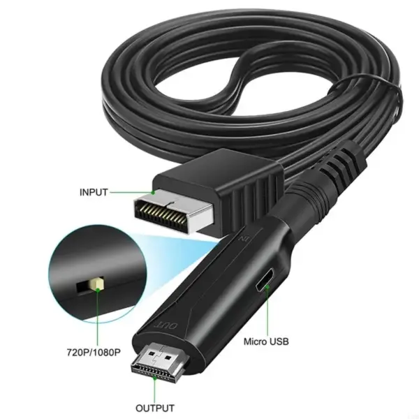 PS1 PS2 to HDMI-Compatible Converter Adapter - Image 5