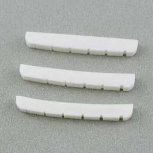 Flat Bone Nut for Electric Guitar 42mm/43mm 11 S7ba9b03f3fd44df8883dc27a612f735fc