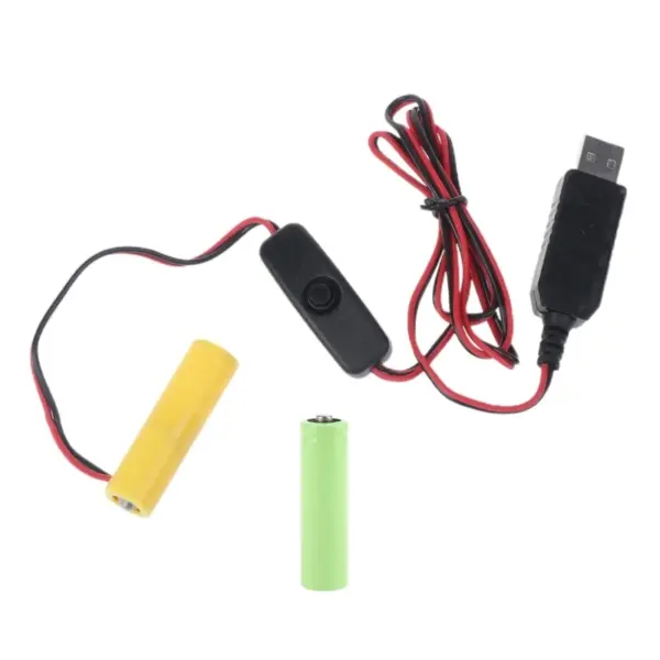 4-Pack Rechargeable AA/AAA Battery Set with USB - Image 10