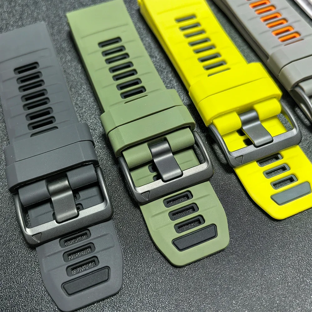 Two-Tone Silicone Strap for Garmin Watches 5 Two-Tone Silicone Strap for Garmin Watches - Image 5