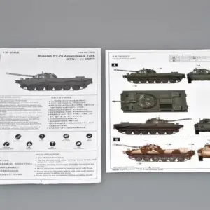 Russian PT-76 Amphibious Tank Model Kit 1/35 11 S7bfeeb83777d4627b11b674238fb9c07Y