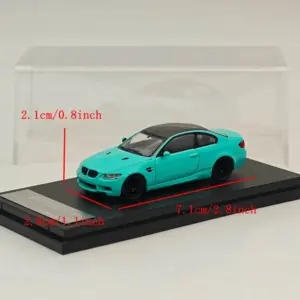 1/64 Scale M3 E92 Coupe Diecast Car Model in Blue & Green 13 S7c059f9ff2b340bf80a8e5486677062a4