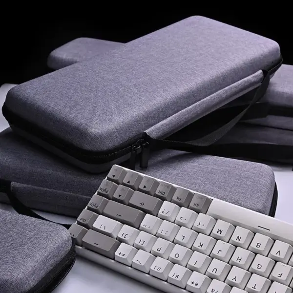 EVA Hard Shell Mechanical Keyboard Case Gray - Image 2