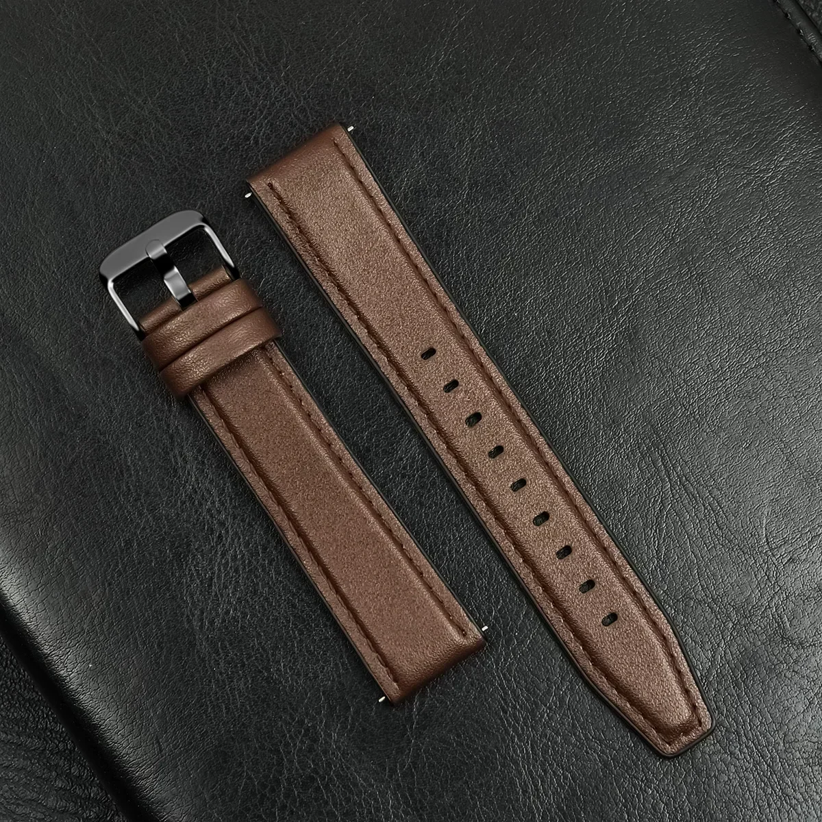 Silicone Leather Strap for Huawei Watch GT4 5Pro 23 Silicone Leather Strap for Huawei Watch GT4 5Pro - Image 23