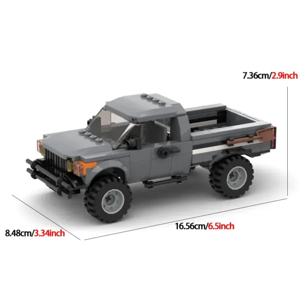 Military Off-road Pickup Building Block Model - Image 7