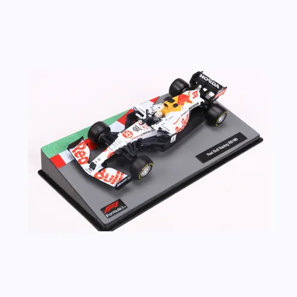 Bburago 1:43 Red Bull Rb16b Diecast F1 Model - Image 4