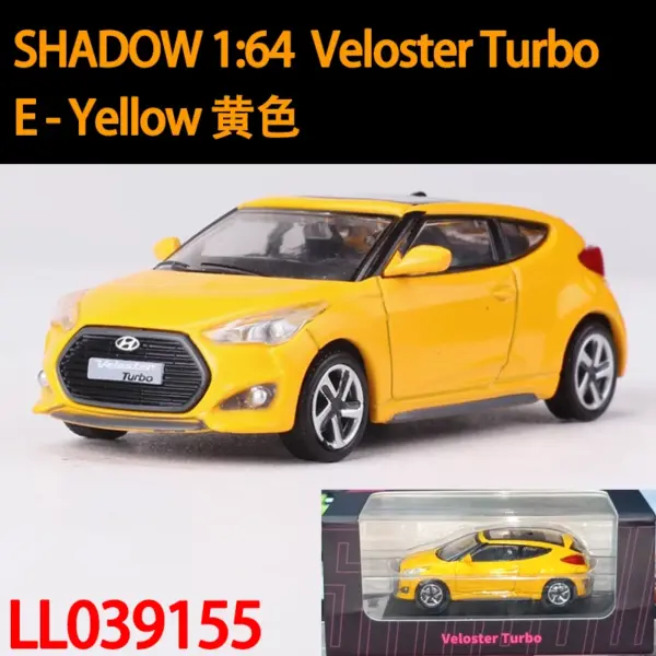 Welly Shadow 1:64 Veloster Turbo Diecast Model - Image 11