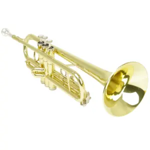 Gold-Plated Bb Trumpet with Case and Mouthpiece 15 S7c5daa587bfd448bbd91d03e94c776af1