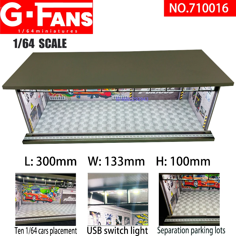 1:64 Scale Mini Car Garage Display Case 20 1:64 Scale Mini Car Garage Display Case - Image 20