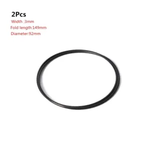 2PCS Universal Rubber Drive Repair Belts for Recorders 30 S7c96a3e6ddc34142a069af282f9afa77H 2