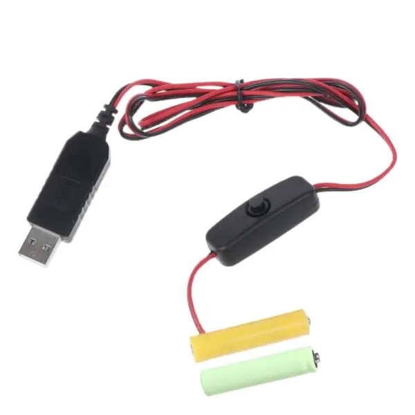 4-Pack Rechargeable AA/AAA Battery Set with USB - Image 11