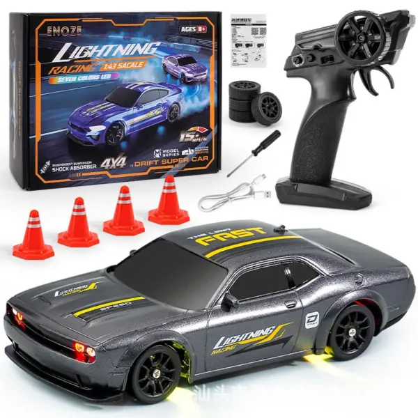 Hellcat 1:43 RC Drift Car with Remote - Image 12