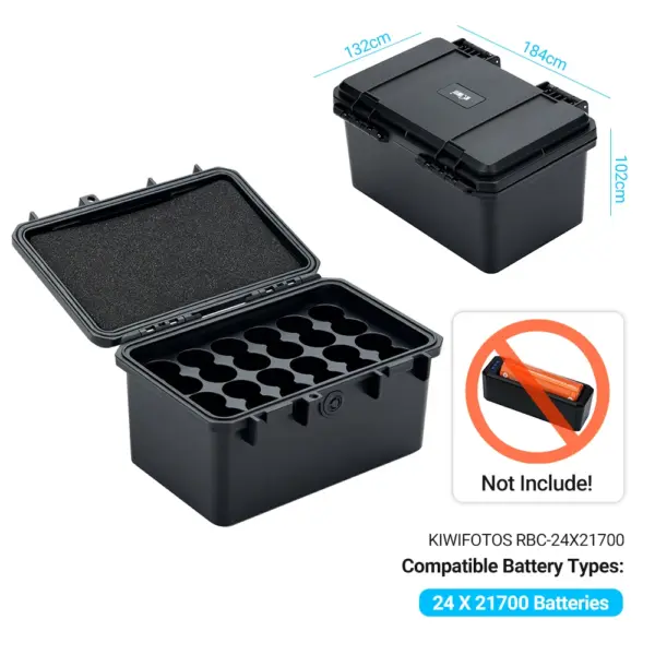 Waterproof Battery Storage Case with Tester - Image 9
