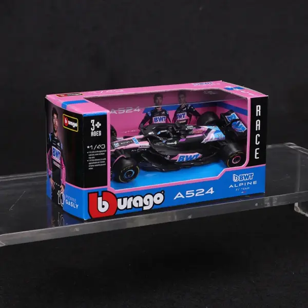 2024 Bburago Bwt Alpine A524 1:43 F1 Car Model - Image 14