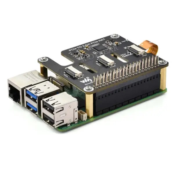 Raspberry Pi 5 Dual PCIe HAT Expansion Board - Image 5