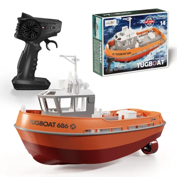 Remote Control RC Tugboat Model 1/72 Scale - Image 9