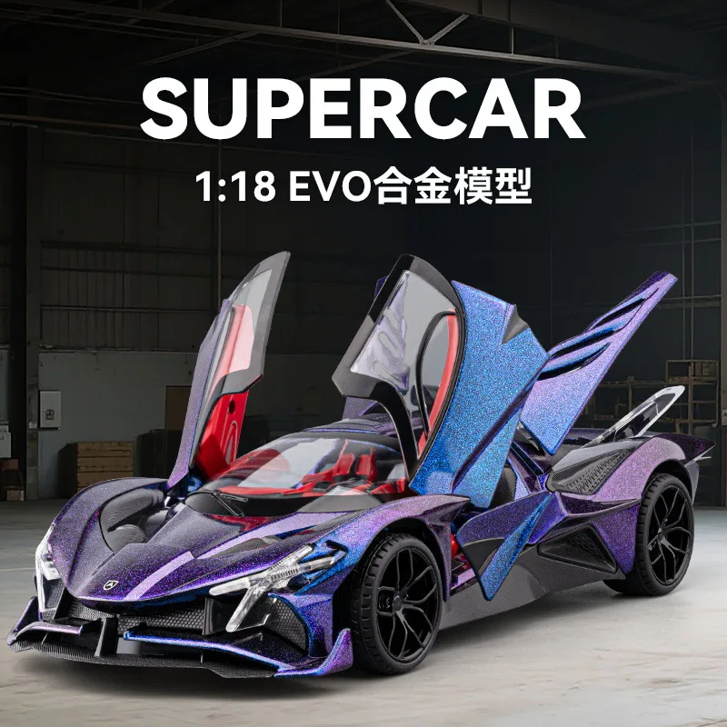 1:18 Apollo EVO Diecast Alloy Sports Car Model 3 1:18 Apollo EVO Diecast Alloy Sports Car Model - Image 3