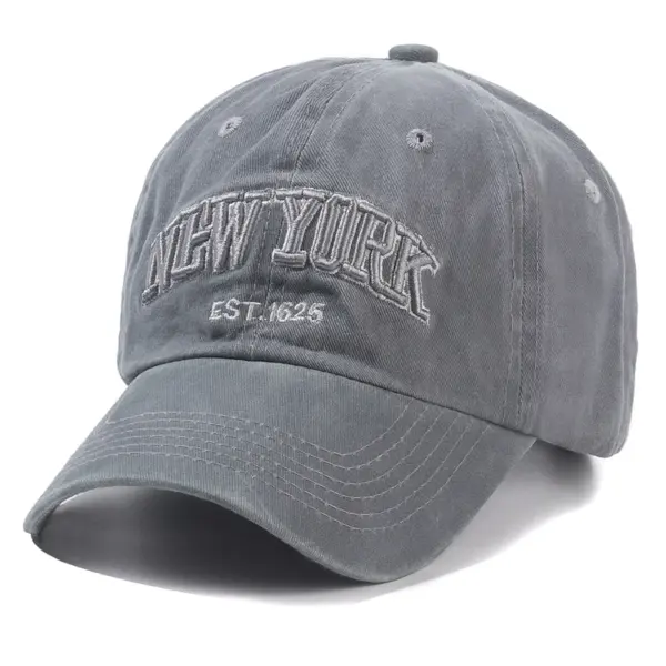 2025 Unisex New York Washed Cotton Cap - Image 11