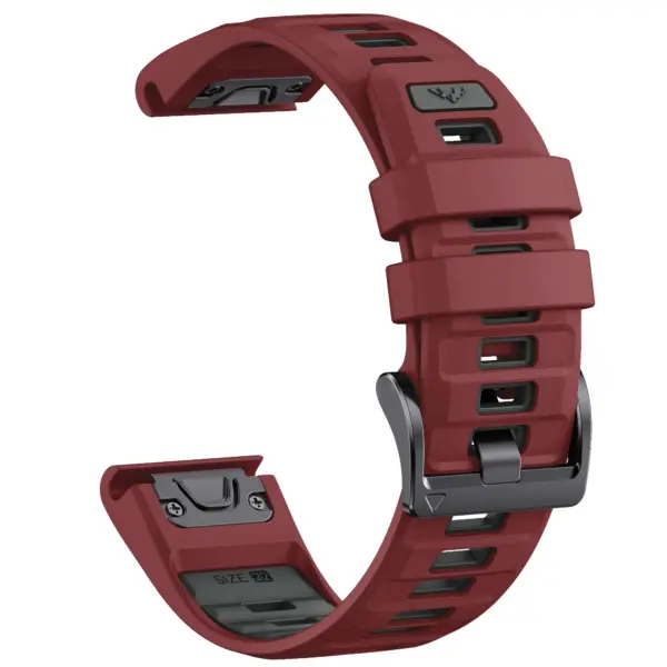 Garmin Fenix 8 7X 7 6 Two-Tone Silicone Strap - Image 14