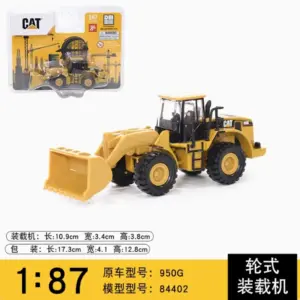 1:87 Scale Cat Wheel Loader Model Toys 12 S7e59a441ff954aac894041d41621f4a81