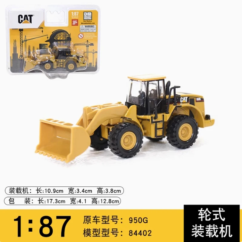 1:87 Scale Cat Wheel Loader Model Toys 6 1:87 Scale Cat Wheel Loader Model Toys - Image 6
