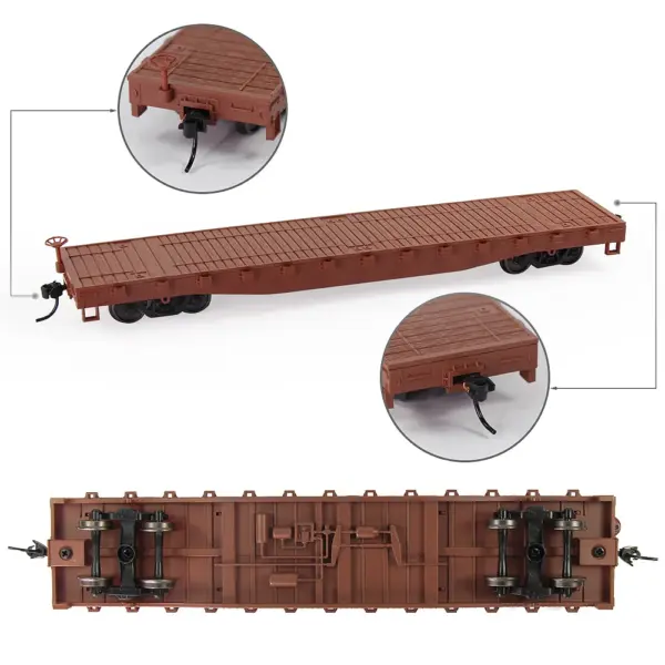 Evemodel HO Scale 52ft Flat Car C8741 - Image 15