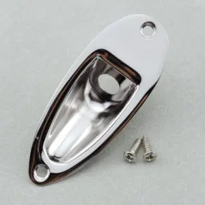 Metal Jack Plate for Strat Electric Guitar 14 S7f0f0ab2212444b8a16f2b2fe3cbc508L