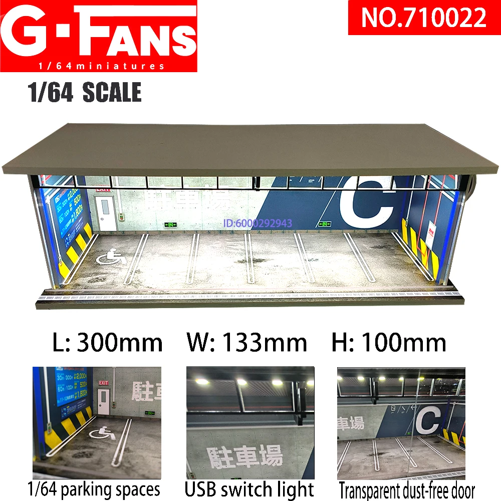 1:64 Scale Mini Car Garage Display Case 18 1:64 Scale Mini Car Garage Display Case - Image 18