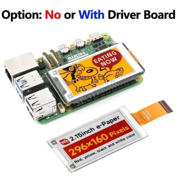 2.15 Inch e-Paper HAT for Raspberry Pi - Image 5