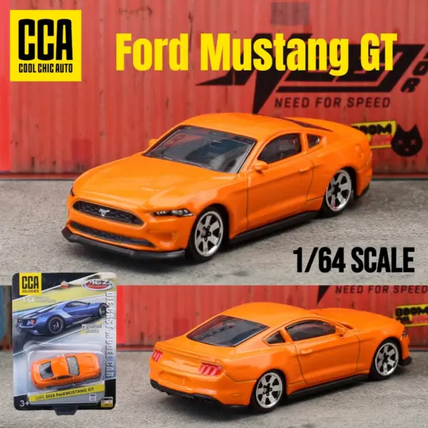 1/64 Scale Ford Mustang GT Diecast Model - Image 8