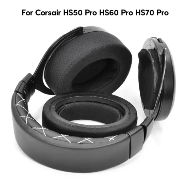 Memory Foam Ear Pads for Corsair HS50 HS60 HS70 - Image 2