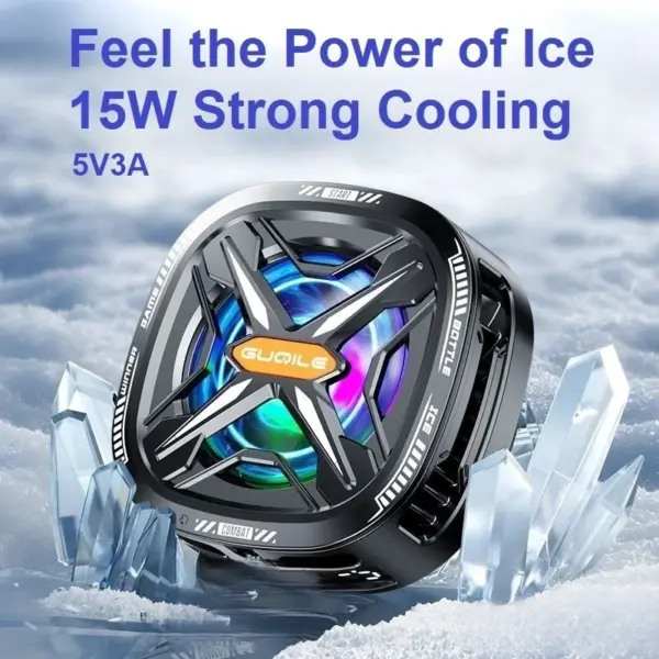 15W Mobile Phone Radiator Cooler Fan with Digital Display - Image 7