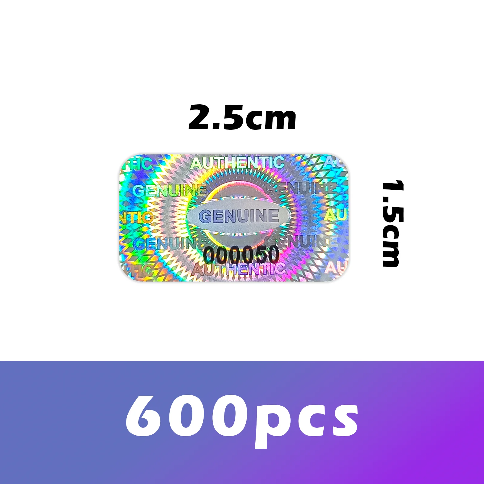 Holographic Tamper Evident Warranty Stickers 10 Holographic Tamper Evident Warranty Stickers - Image 10