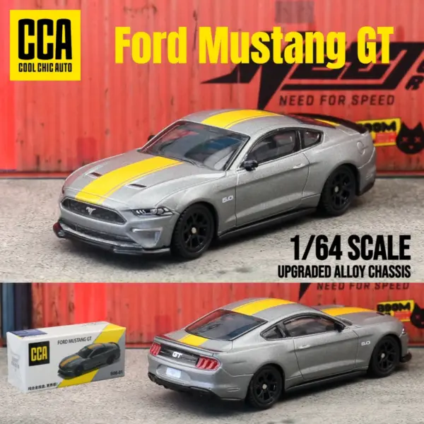 1/64 Scale Ford Mustang GT Diecast Model - Image 11