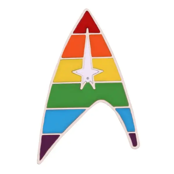 Rainbow Heart Shape Pride Lapel Pin - Image 14