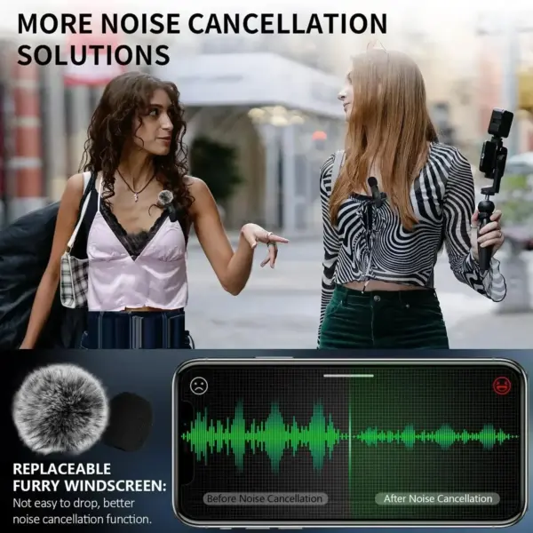 K9 Wireless Lavalier Microphone for iPhone and Android - Image 2