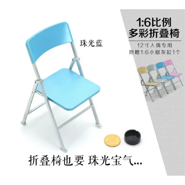 1/6 Scale Colorful Chair for Action Figures - Image 5