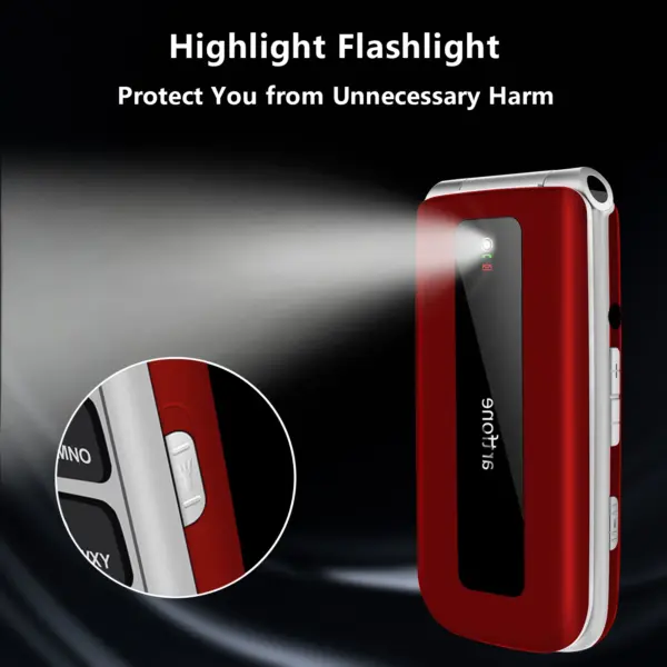 Artfone F20 Senior Flip Phone for Elderly with Bluetooth - Image 5