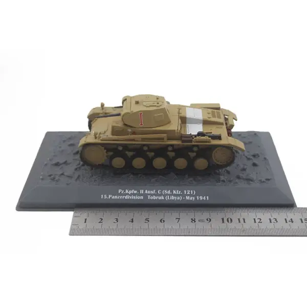 Diecast 1/43 Pz.Kpfw.II Ausf.C Tank Model - Image 2