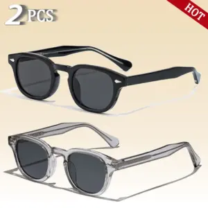 Retro Circular Sunglasses Men Women UV400 31 S81786a20502b4757b20979b40a3b1937B
